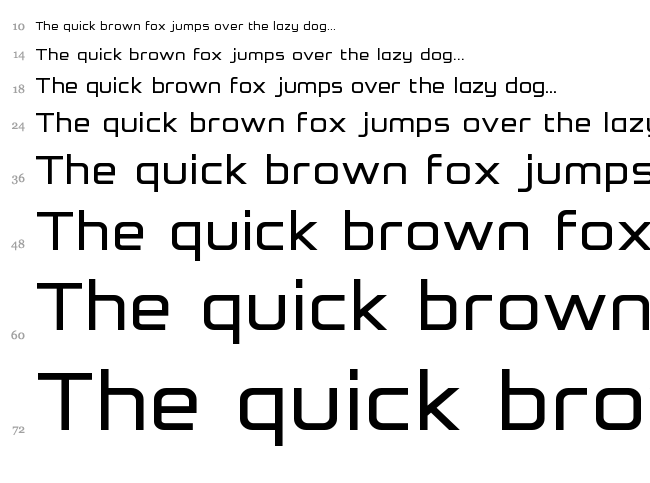 ReFormation Sans font waterfall